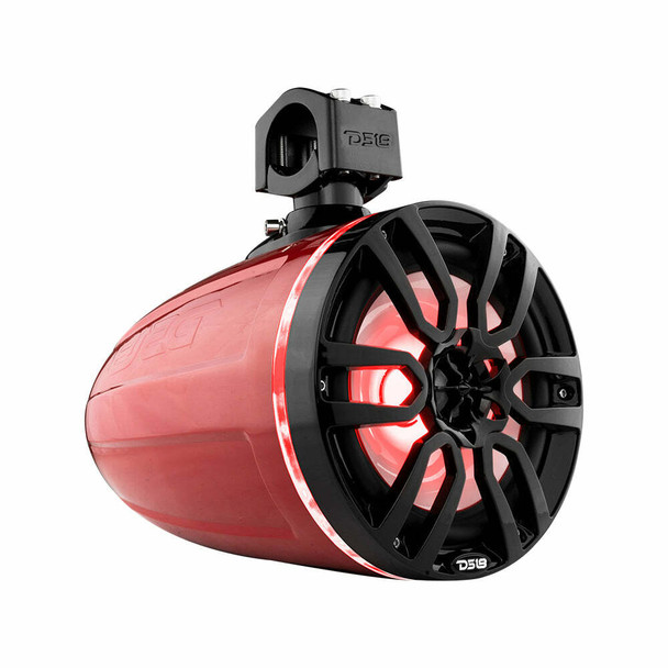 DS18 Audio Hydro 8 Marine Water Resistant Wakeboard Tower Speakers with Integrated RGB LED Lights NXL-X8TP