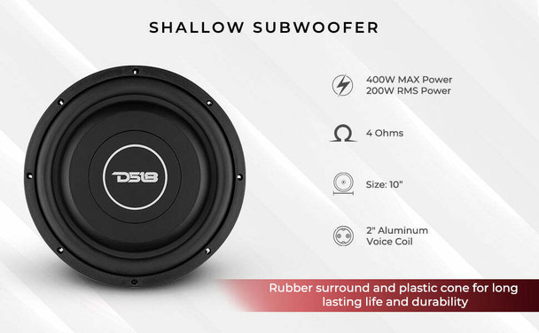 DS18 Audio 10 Car Subwoofer 700 Watts UTVS0065922