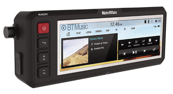 NavAtlas 8.1 Touchscreen Rearview Mirror w/ Bluetooth Audio Streaming and Off-Road Navigation UTVS0067400