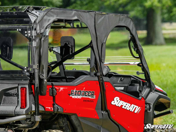 SuperATV Honda Pioneer 1000-5 Primal Soft Cab Enclosure Upper Doors UTVS0067476