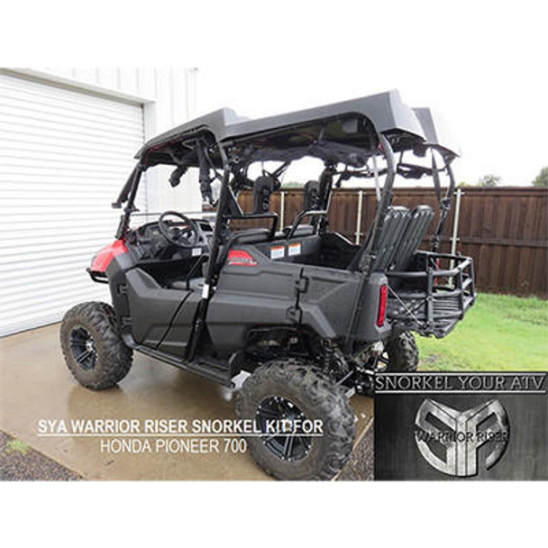 Snorkel Your ATV Honda Pioneer 700 Warrior Riser Snorkel Kit UTVS0067829