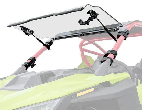 SuperATV Polaris RZR Turbo R Scratch-Resistant Flip Windshield UTVS0068286