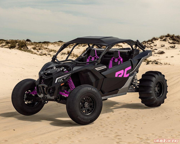 Agency Power VR Forged D15 Dunes Polaris RZR UTV Wheel Package (15 x 7 | 15 x 10 | Matte Black)  UTVS0069819