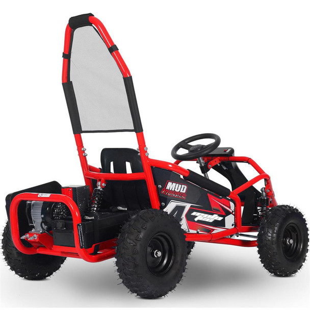 MotoTec USA Mud Monster Kids 48v 1000w Full Suspension Electric Go Kart  UTVS0070959