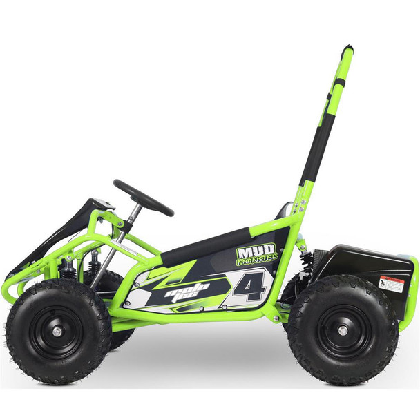 MotoTec USA Mud Monster Kids 48v 1000w Full Suspension Electric Go Kart  UTVS0070959