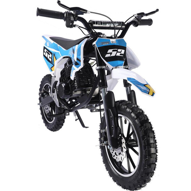 MotoTec USA Warrior 52cc 2-Stroke Kids Gas Dirt Bike  UTVS0071272