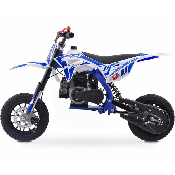 MotoTec USA Villain 52cc 2-Stroke Kids Gas Dirt Bike  UTVS0071276