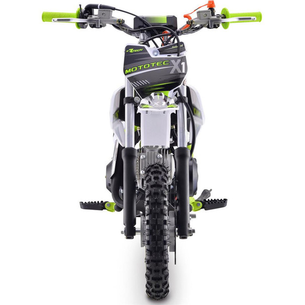 MotoTec USA X1 110cc 4-Stroke Gas Dirt Bike Green  UTVS0071286