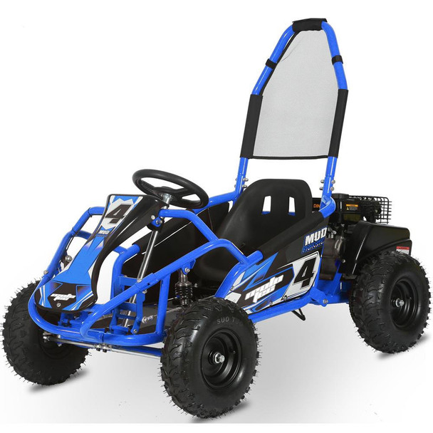 MotoTec USA Mud Monster 98cc Kids Gas Powered Full Suspension Go Kart   UTVS0071423