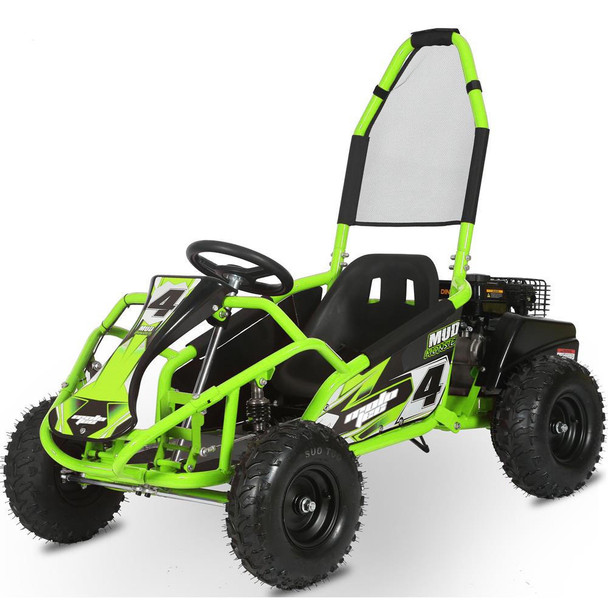 MotoTec USA Mud Monster 98cc Kids Gas Powered Full Suspension Go Kart   UTVS0071423