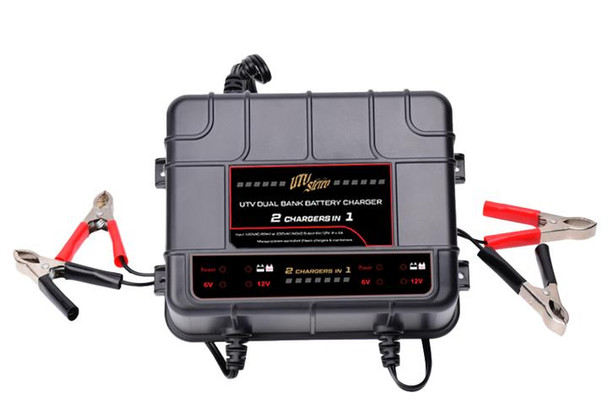 UTV Stereo Dual Bank 12V Battery Charger  UTVS0074921