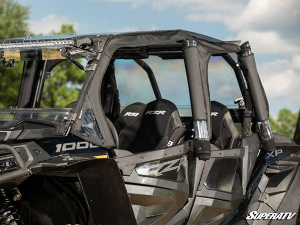 SuperATV Polaris RZR XP 4 1000 Primal Soft Cab Enclosure Upper Doors  UTVS0074947