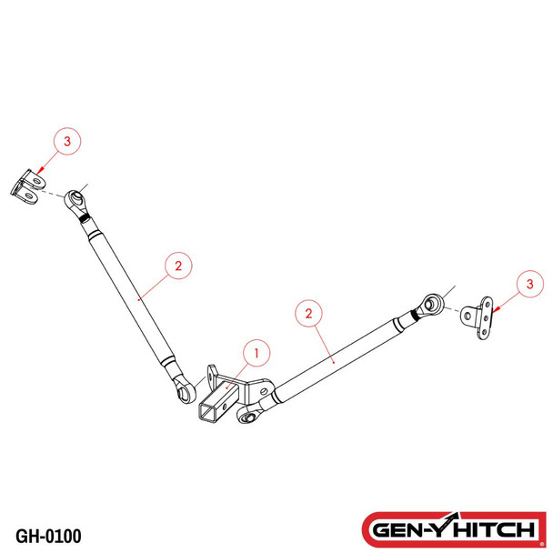 Gen-Y Hitch Stabilizer Kit  UTVS0076571