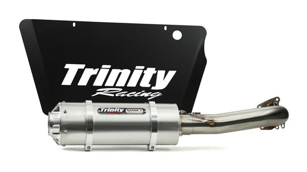 Trinity Racing Polaris RZR XP Turbo Stinger Exhaust (Brushed Stainless)  UTVS0076779