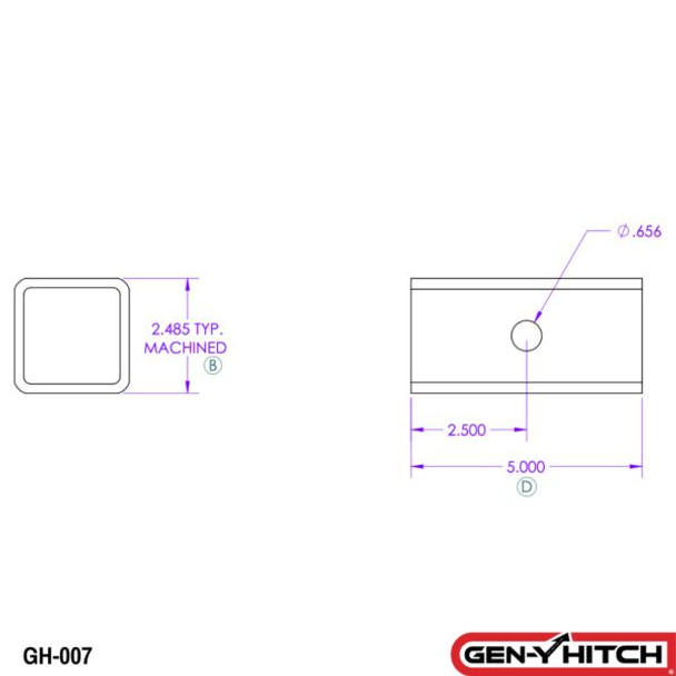 Gen-Y Hitch Reducer Sleeve  UTVS0077088