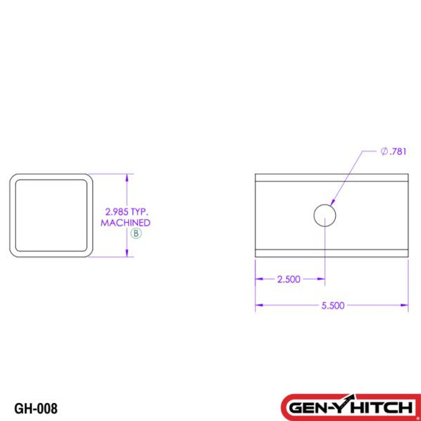 Gen-Y Hitch Reducer Sleeve  UTVS0077088