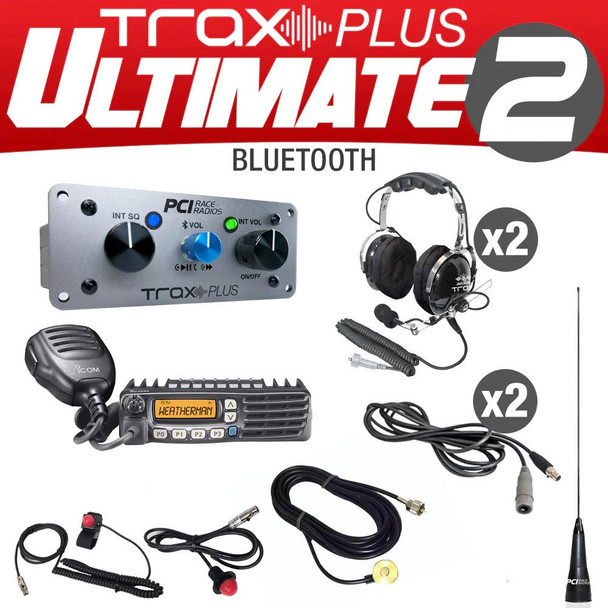 PCI Race Radios Trax Plus Ultimate Package | Intercom, Radio and Headset Kit  UTVS0078782