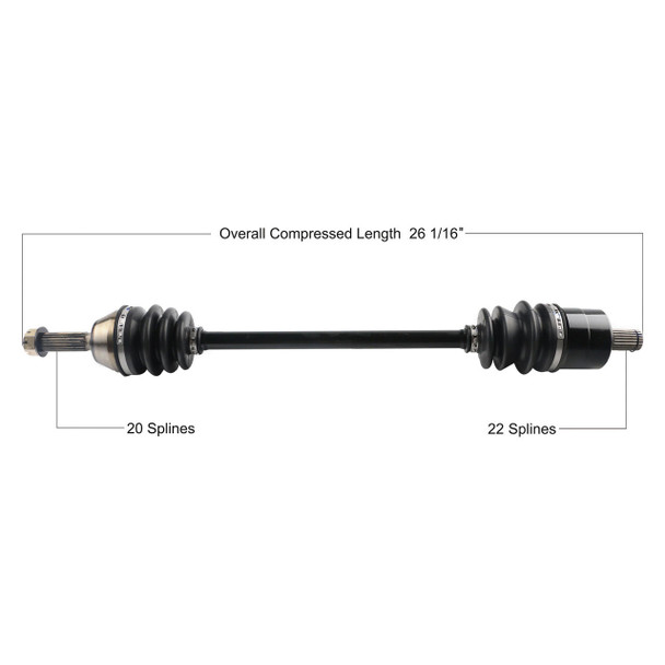 Tytaneum Polaris OE Replacement CV Axle  UTVS0080233