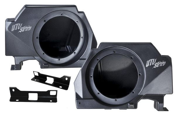 UTV Stereo Polaris RZR Pro R / Turbo R / Pro XP Series 6.5" Rear Seat Speaker Enclosures  UTVS0080931