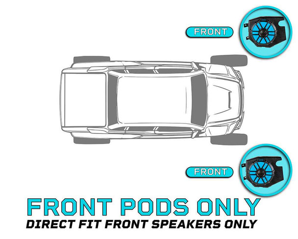 Memphis Audio Can-Am Defender Front Pods  UTVS0081142