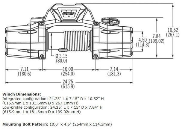 WARN Industries Zeon 8-S Winch  UTVS0083967