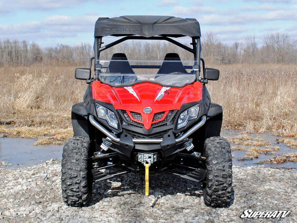 SuperATV CFMoto ZForce 1000 Scratch-resistant Half Windshield  UTVS0084413