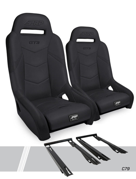 PRP Polaris RZR Pro XP / Pro R / Turbo R  GT3 Suspension Seat Kit (Pair)  UTVS0084659