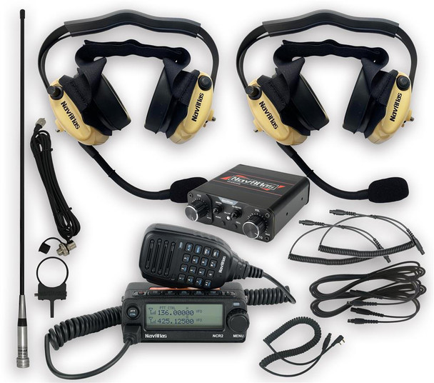 NavAtlas NNT10 2 Person Intercom and Radio Bundle (Behind the head Headset)  UTVS0084776