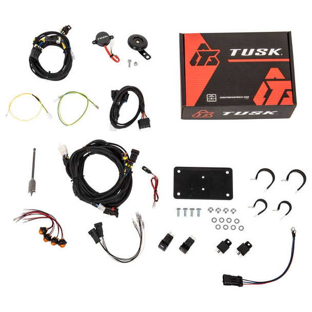 Tusk Can-Am Maverick X3 / Commander Plug & Play UTV Signal & Horn Kit (Button Lights)  UTVS0087392