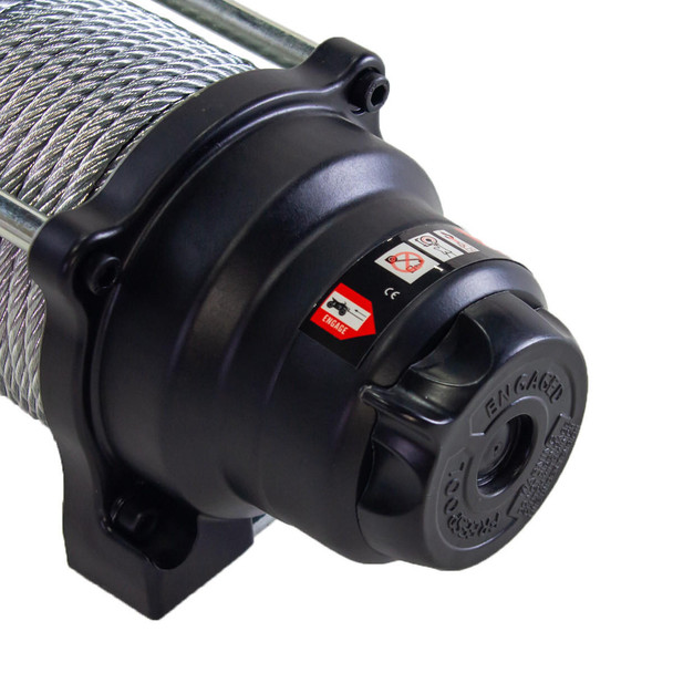 VIPER Midnight 3000lb ATV/UTV Winch - 50ft STEEL Cable