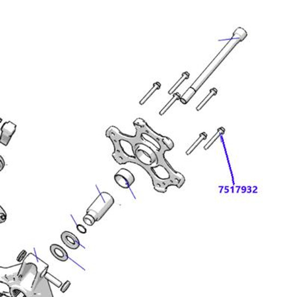 RPM Powersports Polaris RZR Pro XP / Pro R / Turbo R P90x TITANIUM Clutch Cover Bolts (6 pcs.)  UTVS0090612