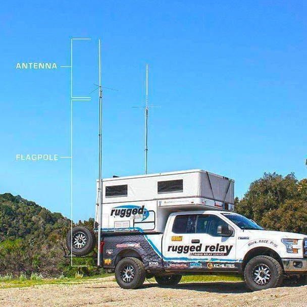 Rugged Radios UHF Fiberglass Base Camp Antenna  UTVS0091685