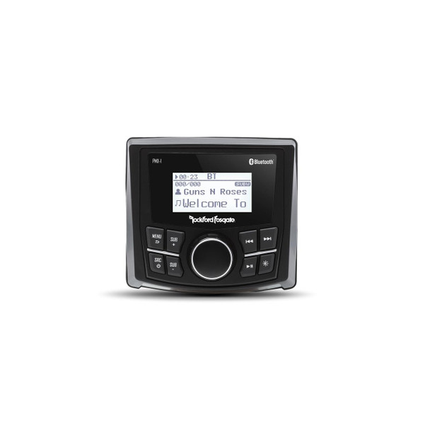 Rockford Fosgate Punch Marine Grade Media Receiver w/ 2.3" Dot Matrix Display | PMX-1  UTVS0093636