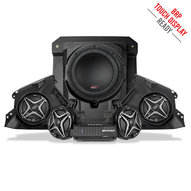 SSV Works  Can-Am Maverick R Phase-4 A-Spec 800 Watt 5-Speaker System  UTVS0095146