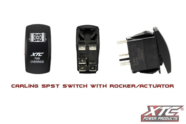 XTC Carling LED Rocker Switch - XTC Fan Override SW11-00110012