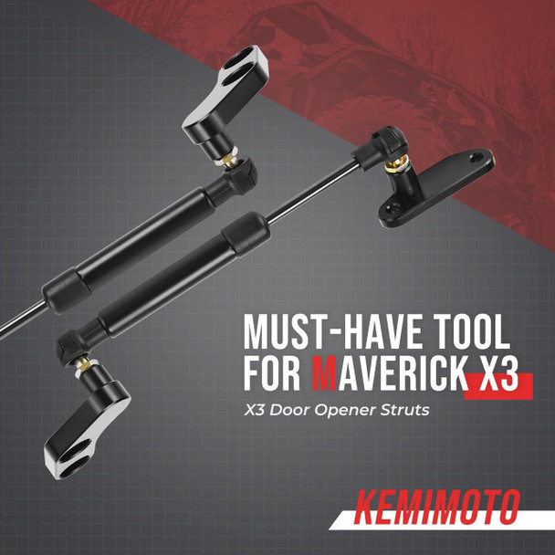 Kemimoto Can-Am Maverick X3/Max Strut Lifts Door Opener and Latch Door Handle  UTVS0096185
