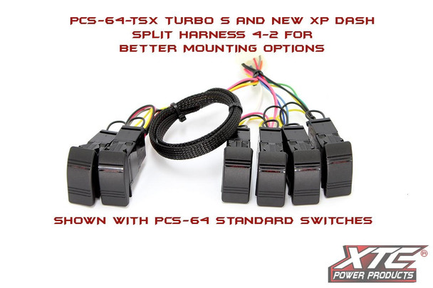 XTC 2019 Turbo S/2019 RZR XP Body Plug and Play 6 Switch Power Control System PCS-64-TSX