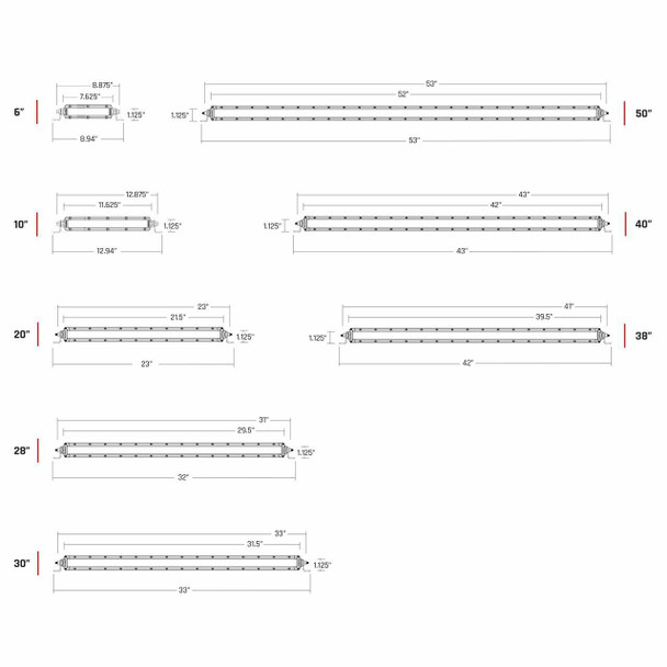 Rigid Industries SR-Series LED Light Bar 6 Driving 906613