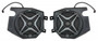 SSV Works Polaris RZR Front Kick 6.5" Speaker Pods 220-RZ4-F65V - UTV Source