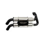 MBRP Powersports Polaris RZR / General Slip-on Dual Stack Performance Series Exhaust AT-9519PT - UTV Source