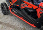 SuperATV Polaris RZR 4 900 Rock Sliding Nerf Bars Red NB-P-RZR1K4-03#RZR