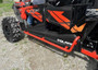 SuperATV Polaris RZR 4 900 Rock Sliding Nerf Bars Red NB-P-RZR1K4-03#RZR