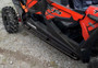 SuperATV Polaris RZR XP 4 1000 Rock Sliding Nerf Bars Black NB-P-RZR1K4-00