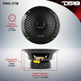 DS18 Audio 8" Water Resistant Mid-Range Loudspeaker with Built-in Bullet Tweeter and Grill  UTVS0064839