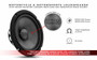 DS18 Audio 8 Mid-Bass Loudspeaker With Water Resistant Carbon Fiber Cone and Neodymium Rings Magnet 600 Watts 2-Ohms UTVS0064992