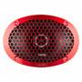 DS18 Audio 6x9 Water Resistant Mid-Range Loudspeaker with Built-in Bullet Tweeter and Grill 550 Watts 4-Ohm UTVS0065062