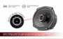 DS18 Audio 6x9 Water Resistant Mid-Range Loudspeaker with Built-in Bullet Tweeter and Grill 550 Watts 4-Ohm UTVS0065062