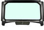 UTVZilla Polaris RZR Trail Vented Glass Windshield w/ Wiper ZL-RZTRL-WS-GLS-BLK-Y - UTV Source