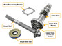 SuperATV Polaris General Pinion Shaft and Snorkel Gear Kit  UTVS0084933