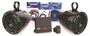 MTX Audio Universal Bluetooth Switch Audio w/ Amp and 2 Roll Cage Speaker Package UNI-1-AWBTSW - UTV Source